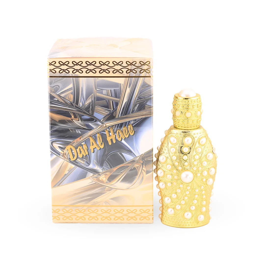 Ard Al Zaafaran Dar Al Haee Parfum Perfume Oil 12ml bottle with its box – unisex attar, notes of vanilla, saffron and patchouli