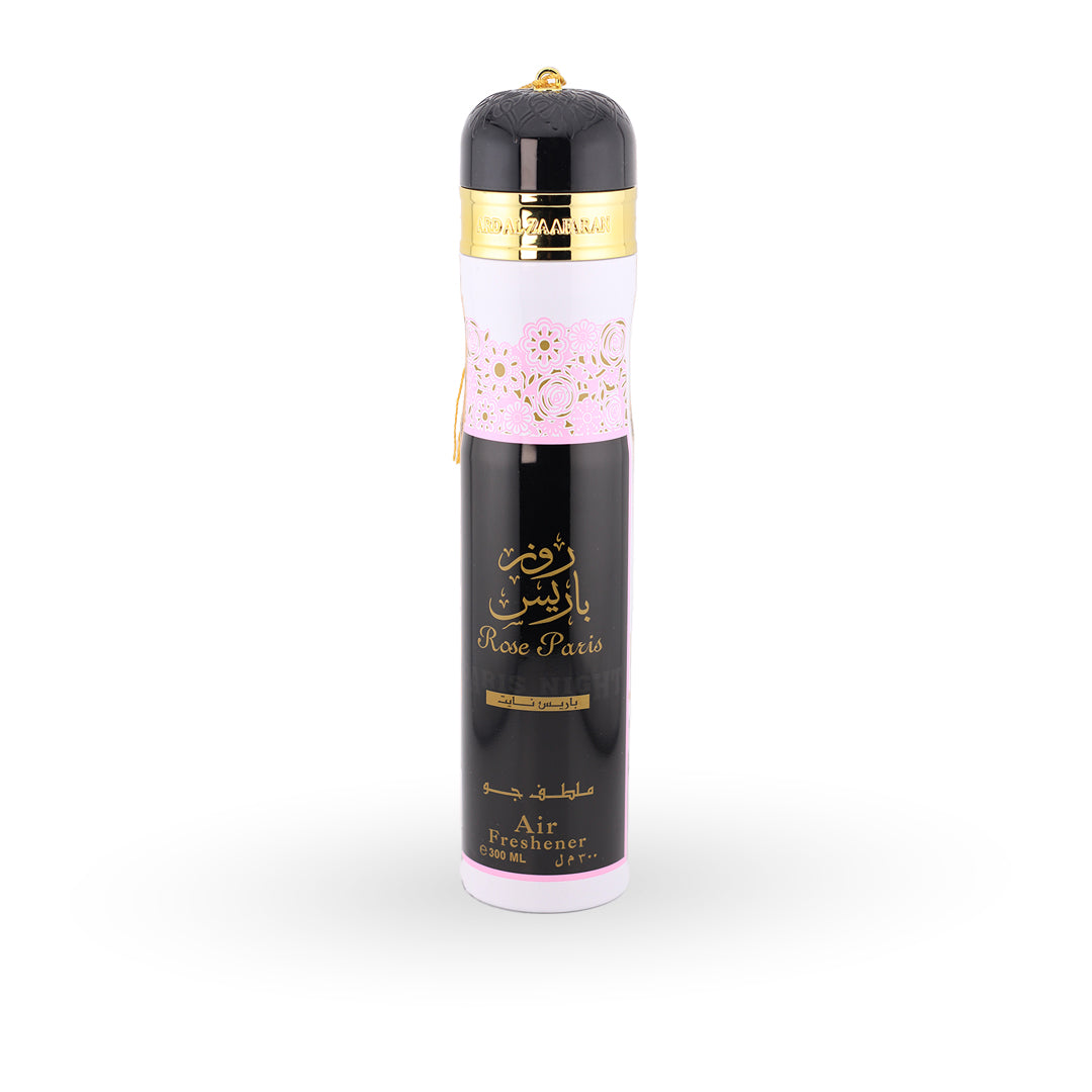 Ard Al Zaafaran Rose Paris Air Freshener 300ml – floral room fragrance, notes of musk, bergamot and orange