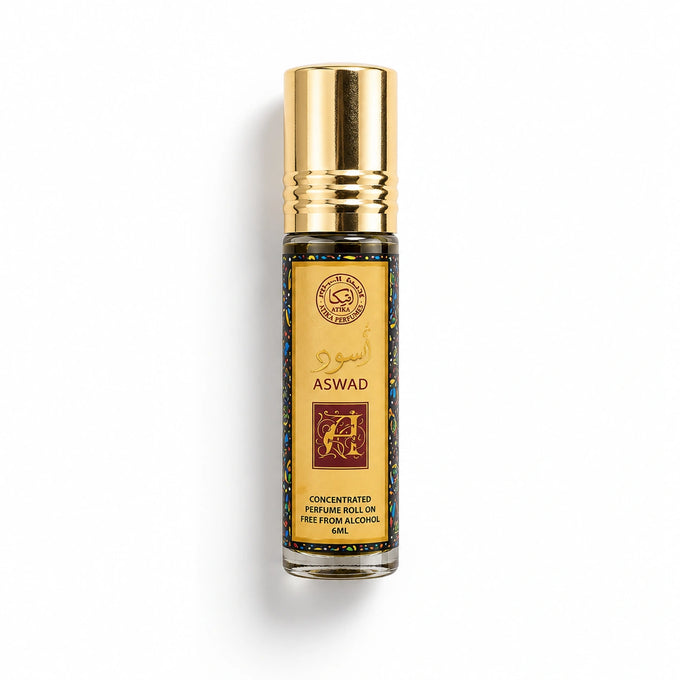 Atika Perfumes Aswad Concentrated Roll-On Perfume Oil 6ml
