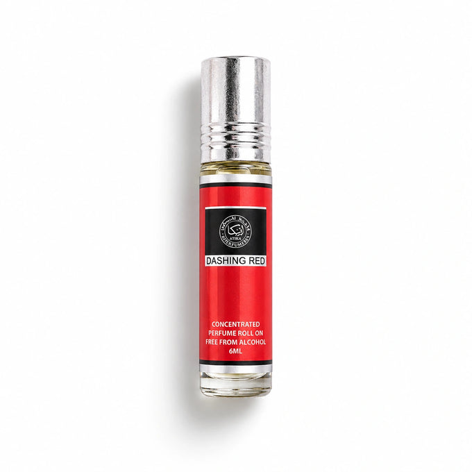 Atika Perfumes Dashing Red Concentrated Roll-On Perfume Oil 6ml