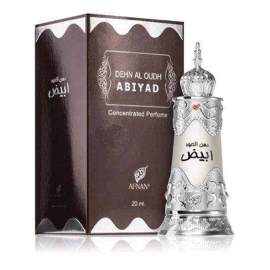 Dehn Al Oudh Abiyad Perfume Oil – 0.67 oz by Afnan-My Store