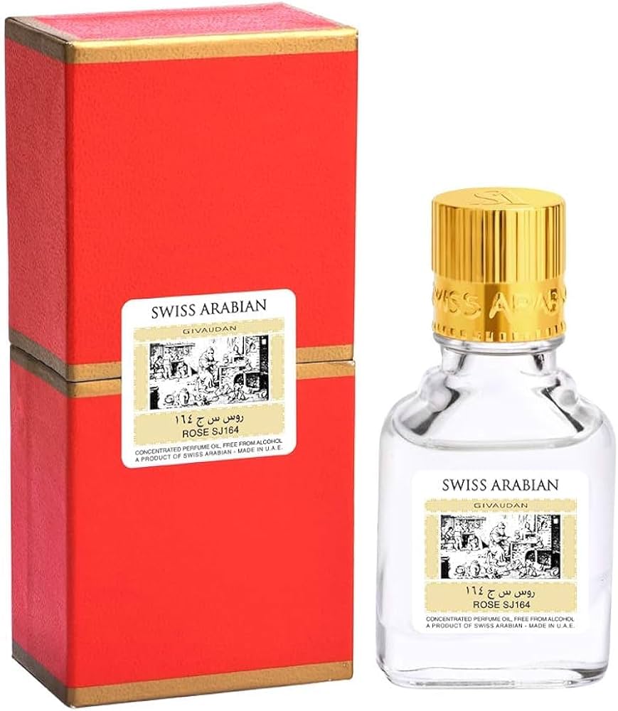 Givaudan Rose Concentrated Perfume Oil – 9ml by Swiss Arabian-My Store