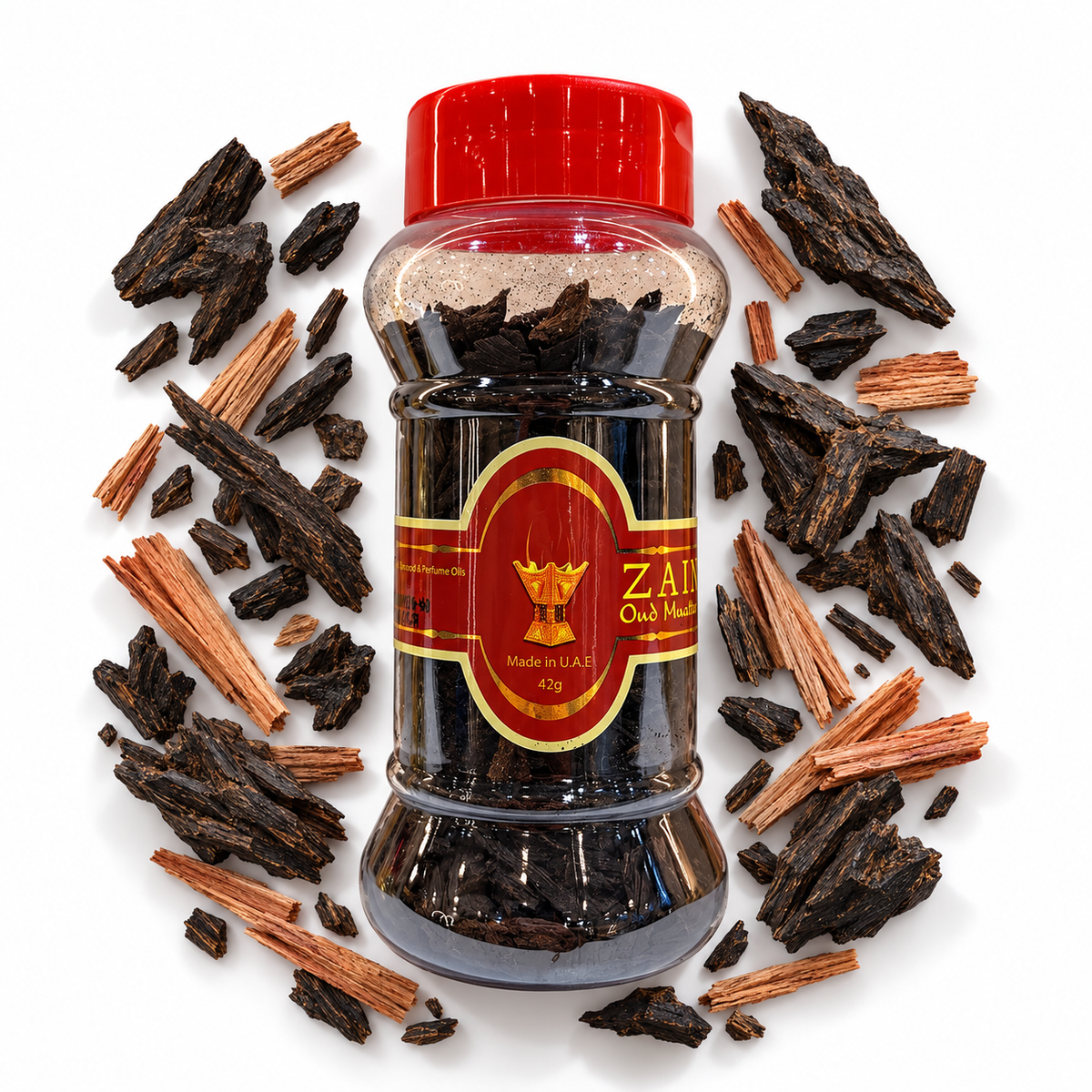 Khadlaj Zain Oud Muattar 42g with oud and cedarwood