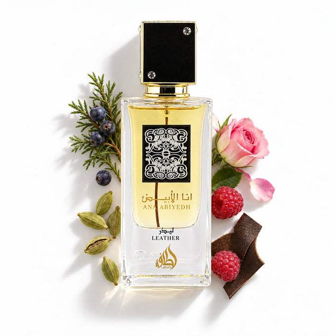 Lattafa Ana Abiyedh Leather – Eau de Parfum 60ml