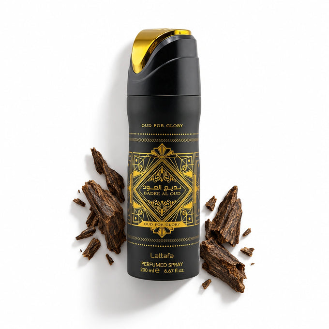 Lattafa Badee Al Oud Black Body Spray 200ml
