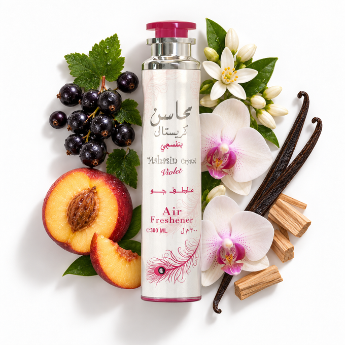 Lattafa Mahasin Crystal Violet – Air Freshener 300ml