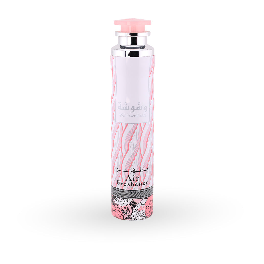 Lattafa Washwashah Air Freshener 300ml – room fragrance, notes of raspberry, orange blossom, benzoin and bitter orange