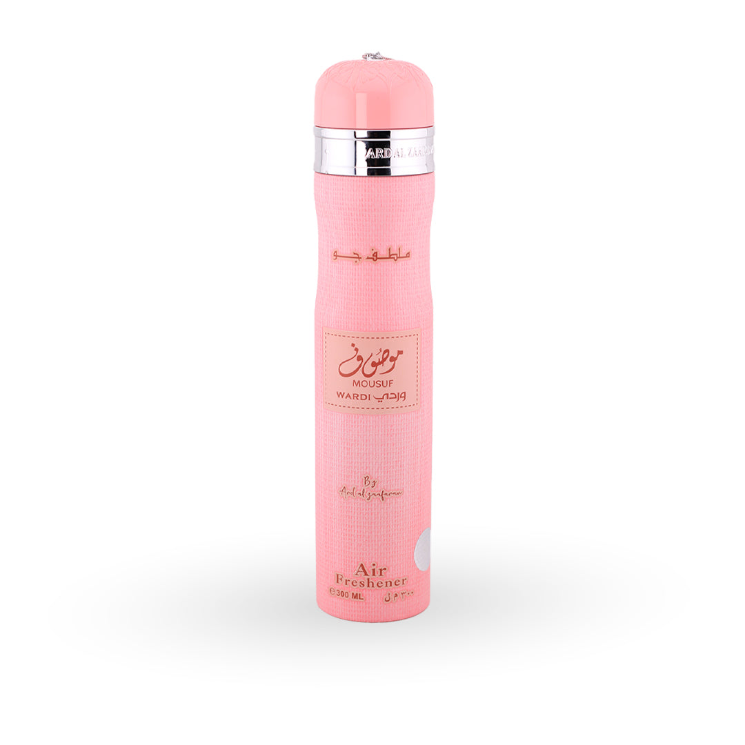 Mousuf Air Freshener – floral room fragrance, notes of raspberry, rose, vanilla and mixed fruits