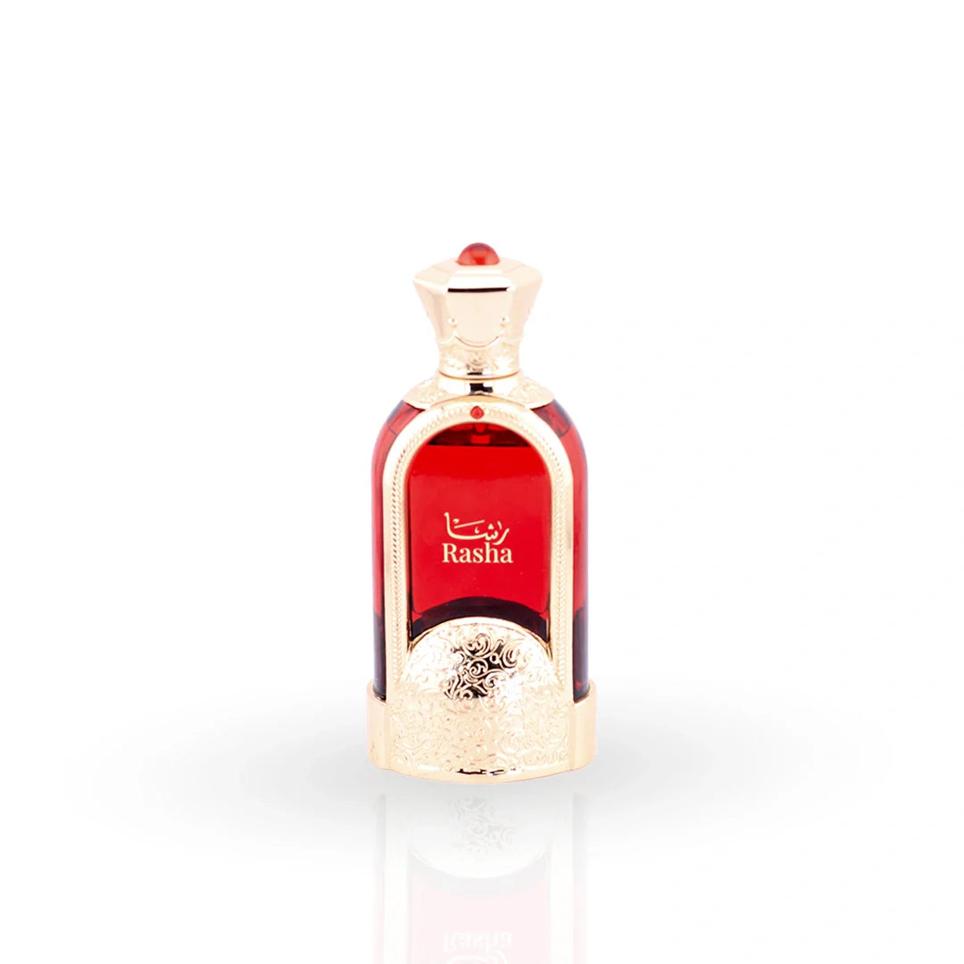 Naseem Rasha Perfume Oil 18ml bottle – unisex attar, notes of patchouli, sandalwood and cinnamon