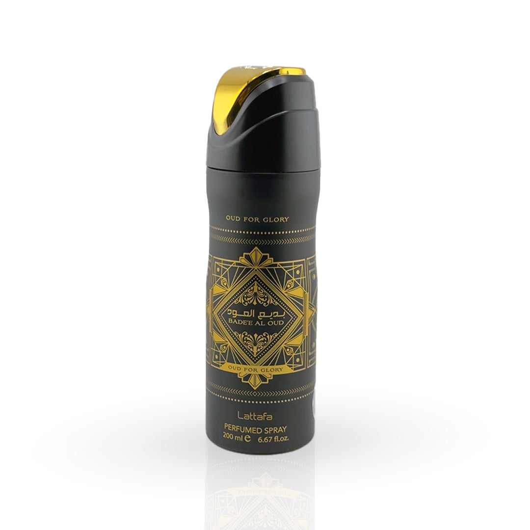 Badee Al Oud Black Body Spray 200ml - Arabian Body Spray