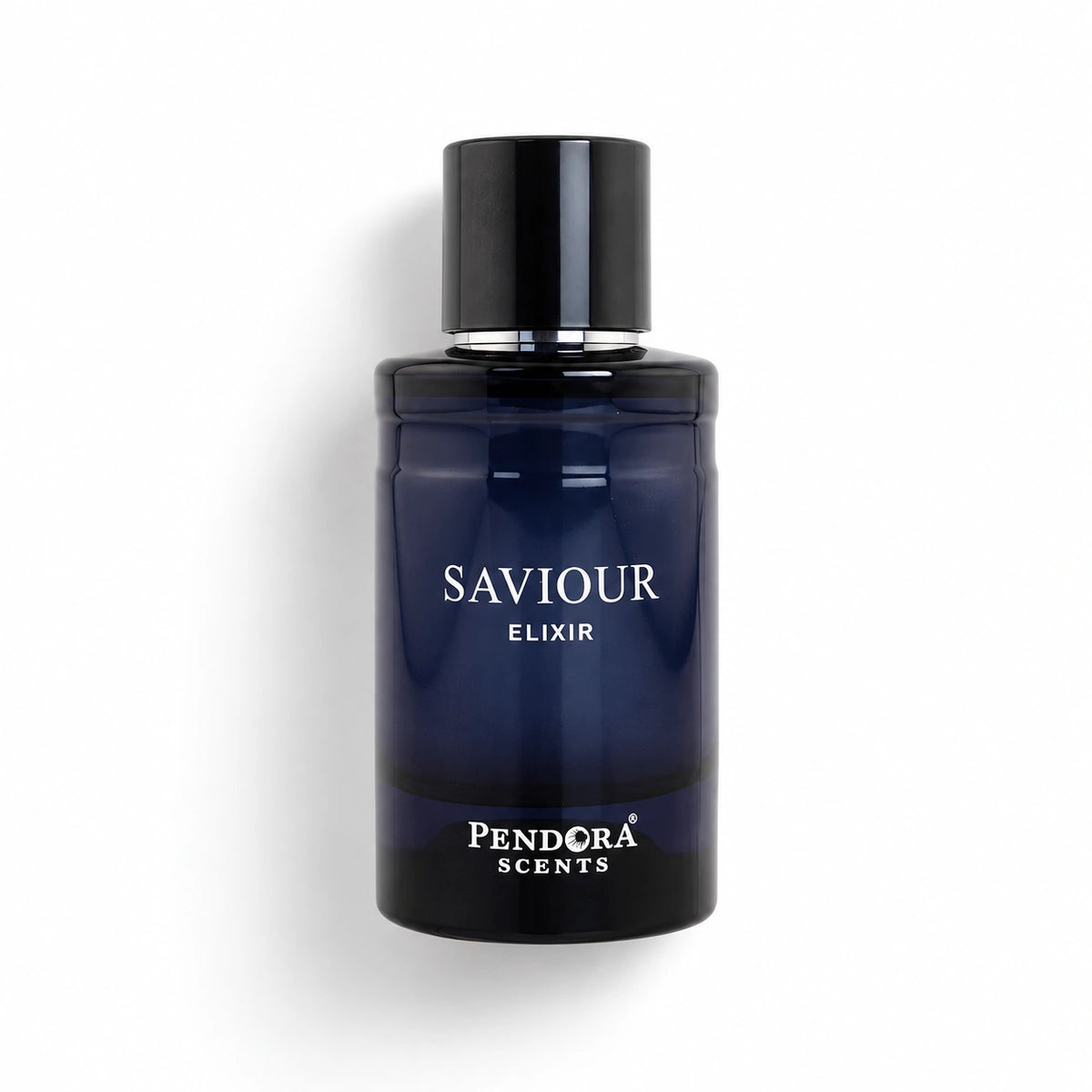 Pendora Scents Saviour Elixir Men's 100ml bottle photographed flat on a white background
