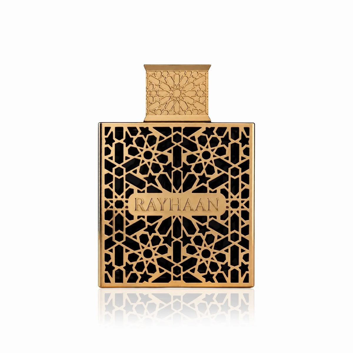 Rayhaan Elixir Eau de Parfum 100ml bottle – unisex perfume, notes of benzoin, tonka bean and bergamot