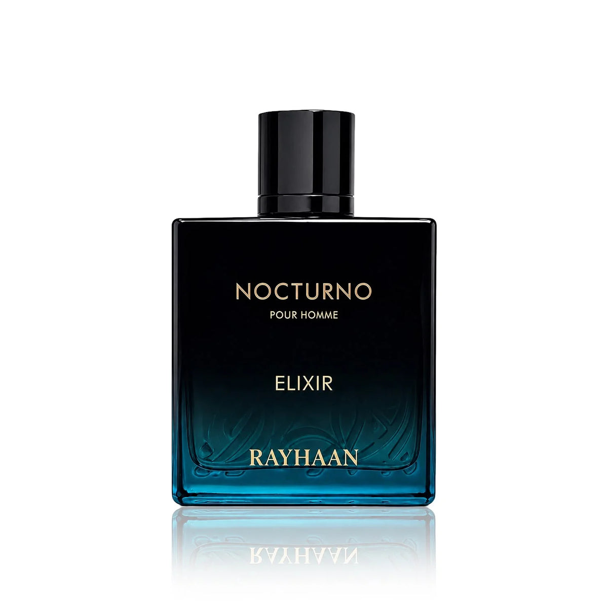 Rayhaan Nocturno Pour Homme Eau de Parfum 100ml bottle – perfume, notes of bergamot, lavender, amberwood and pepper