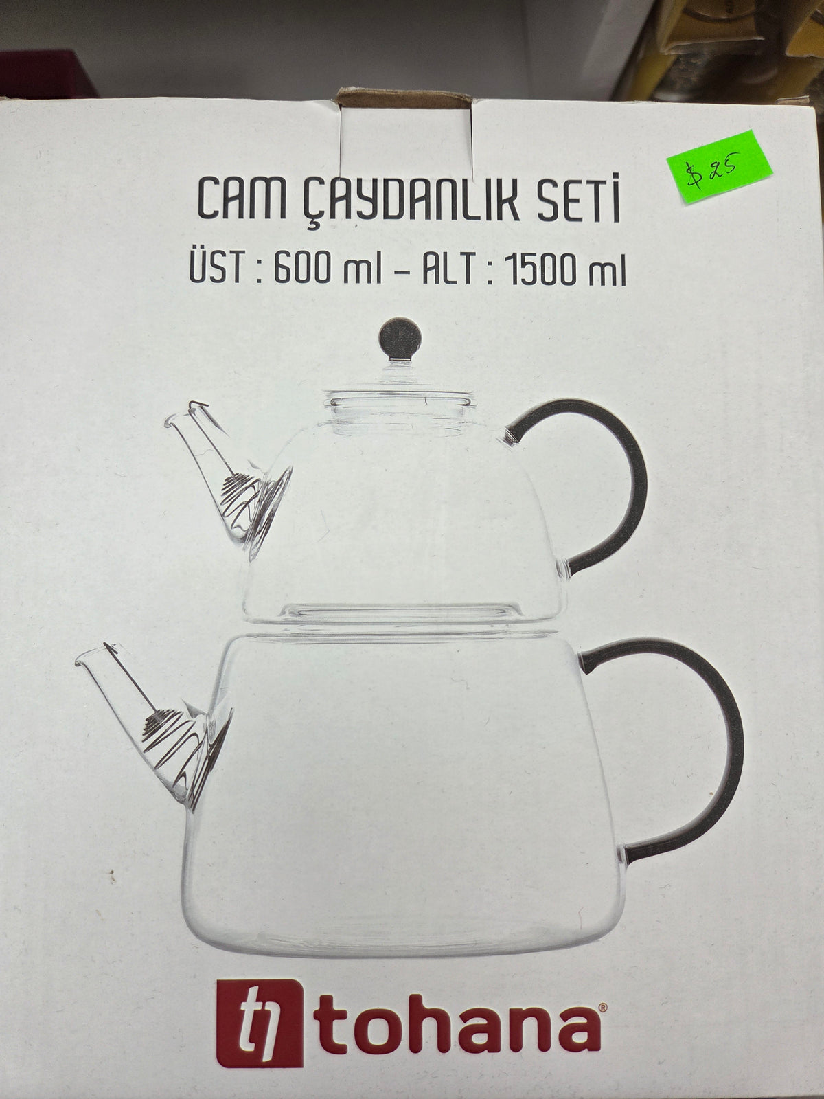 2 tea glass pot set-My Store