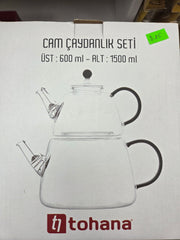2 tea glass pot set-My Store