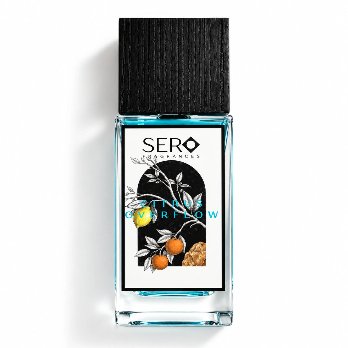 Sero Citrus Overflow 50ml bottle photographed flat on a white background