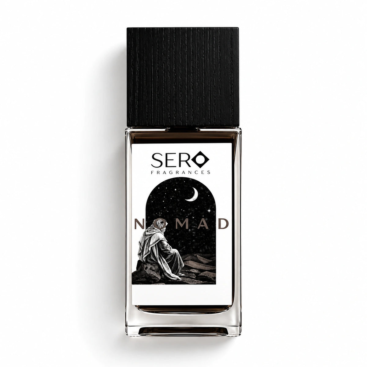 Sero Nomad Parfum 50ml bottle photographed flat on a white background